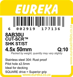 8AB30 - Cut Screw ST/ST -8AB30_label_T